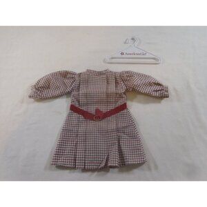 Pleasant Company Samantha Doll Checked Taffeta Meet Dress Retired + Hanger